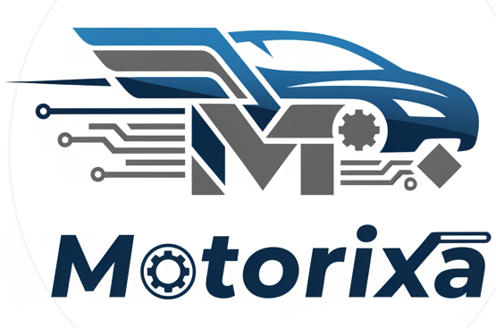 Create a unique logo, white background for Motorixa
